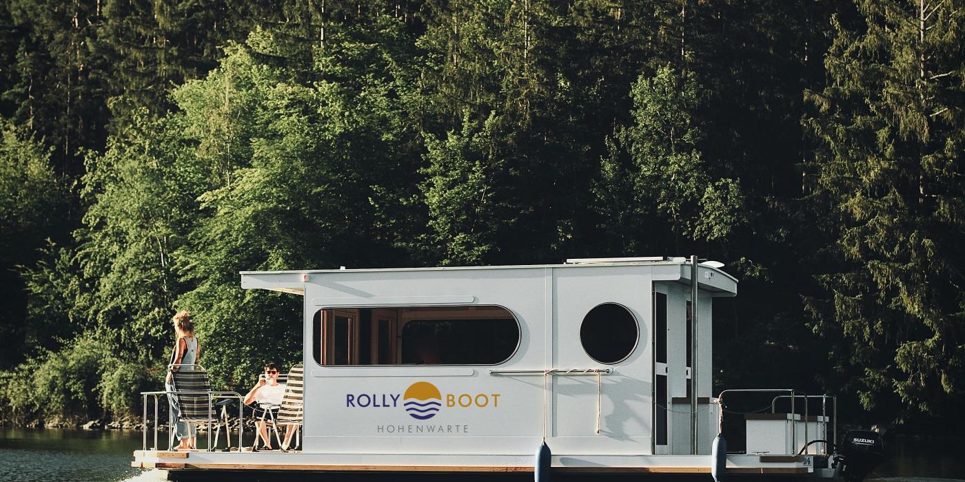 Rollyboot Hohenwarte - Hausboot Kassiopeia