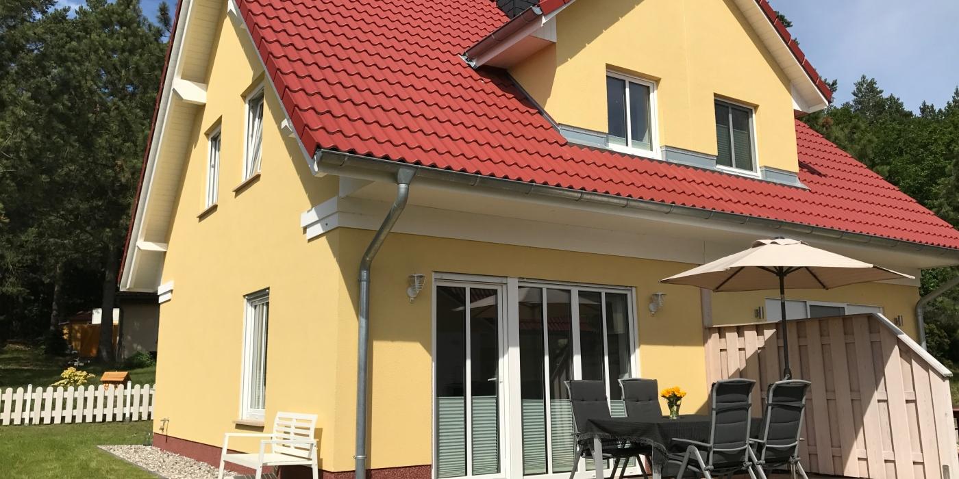 KOMFORTABLES FERIENHAUS AUF DER INSEL USEDOM IN KORSWANDT 